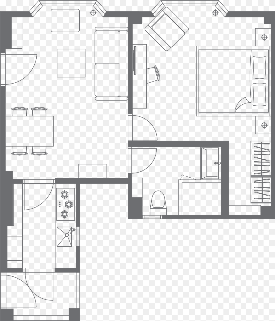 Plan Apartment, Diagram, Floor Plan, Cad Diagram Png Image