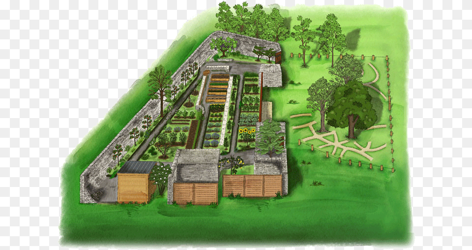 Plan Du Jardin Historique De Mont Dauphin Jardin De Mont Dauphin, Grass, Plant, Garden, Nature Free Transparent Png