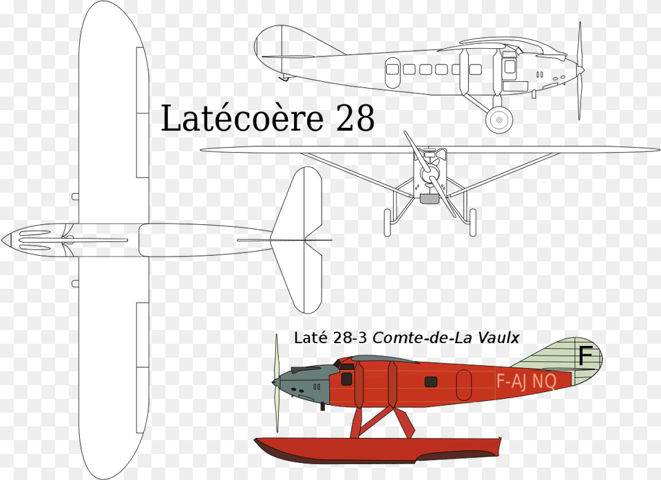 Plan Latecoere 28 1 Illustration, Aircraft, Transportation, Vehicle, Airplane Free Png Download
