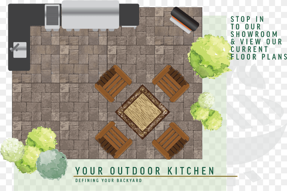 Plan View Outdoor Kitchen, Art, Graphics, Brick Free Png