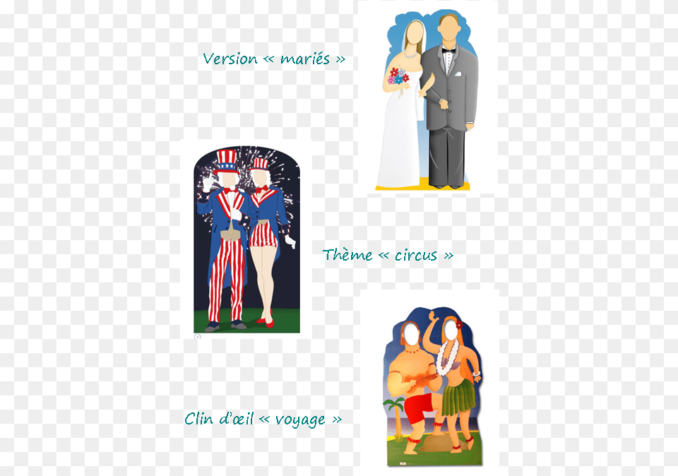 Planches A Trou Diy Photobooth Planches Projets Aunt And Uncle Sam Standin Lifesized Standup, Publication, Book, Comics, Adult Png Image