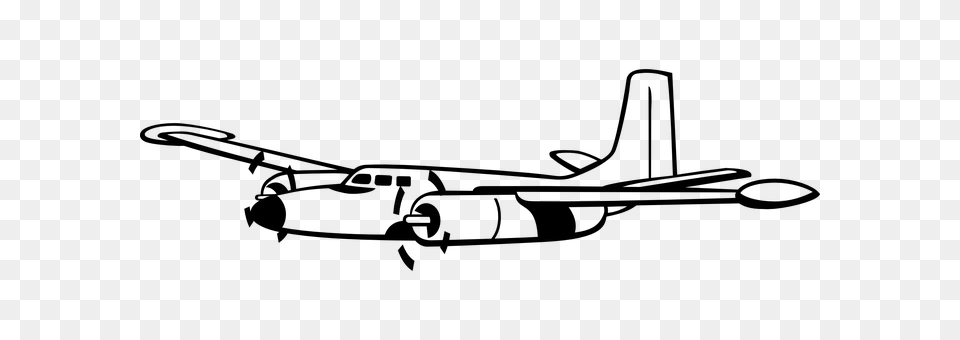 Plane Gray Png Image