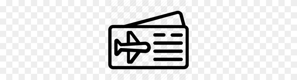 Plane Boarding Pass Clipart, Text Free Png