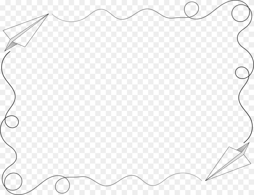 Plane Clipart Border Png