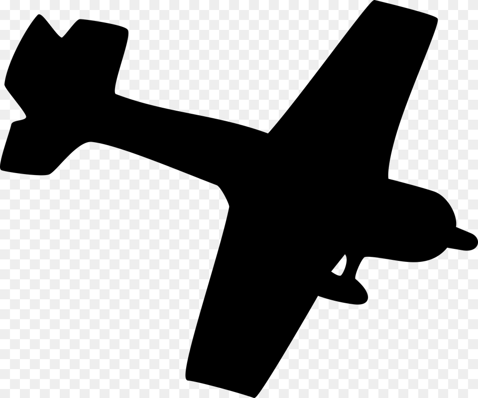 Plane Clipart Clip, Gray Free Transparent Png