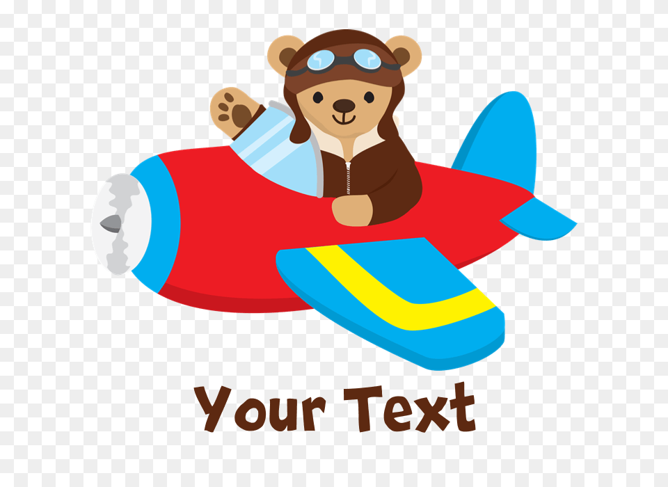 Plane Clipart Cute, Face, Head, Person Free Transparent Png