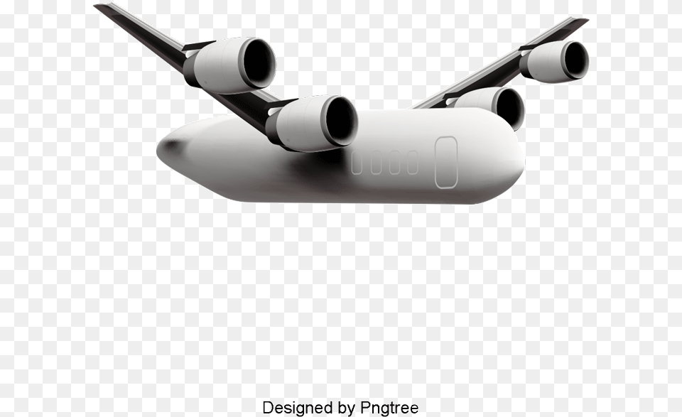Plane Clipart Wide Body Aircraft, Airliner, Airplane, Transportation, Vehicle Free Transparent Png