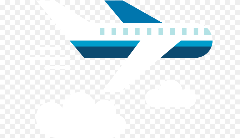 Plane Flat Icon Vector Emblem, Aircraft, Airliner, Airplane, Flight Free Png
