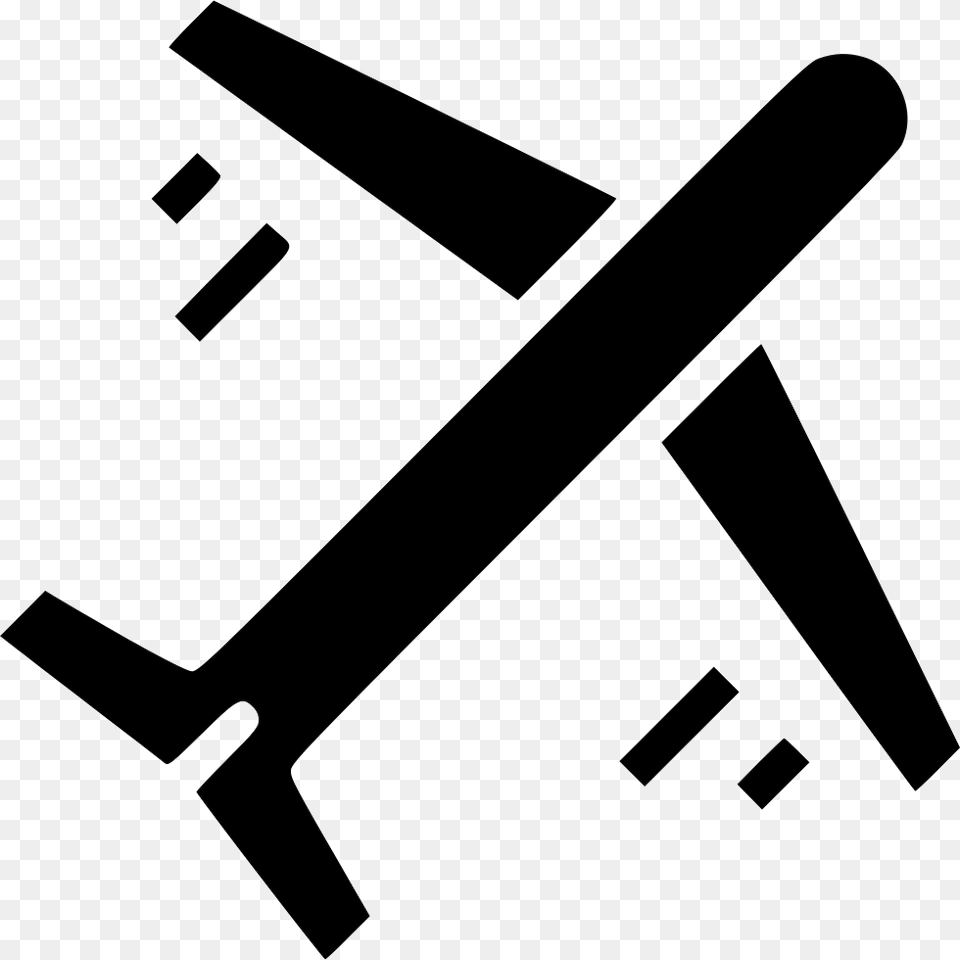 Plane Flight Holiday Airline Airplane Travel Aircraft Holiday Icon Transparent, Stencil, Ammunition, Missile, Weapon Png