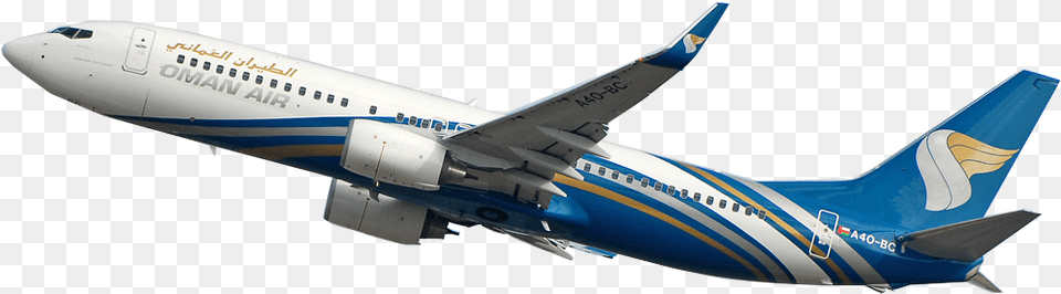Plane High Quality Oman Air Flight, Aircraft, Airliner, Airplane, Transportation Png Image