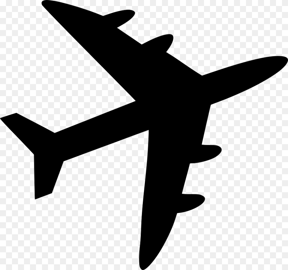 Plane Icon, Aircraft, Transportation, Silhouette, Vehicle Free Transparent Png