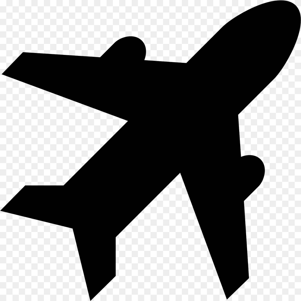 Plane Icon Airport Icon, Gray Png Image