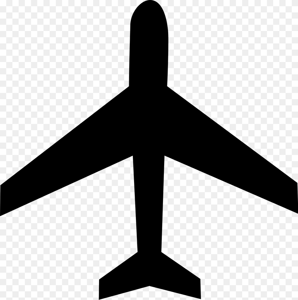Plane Icon Plane Icon Svg, Gray Free Png