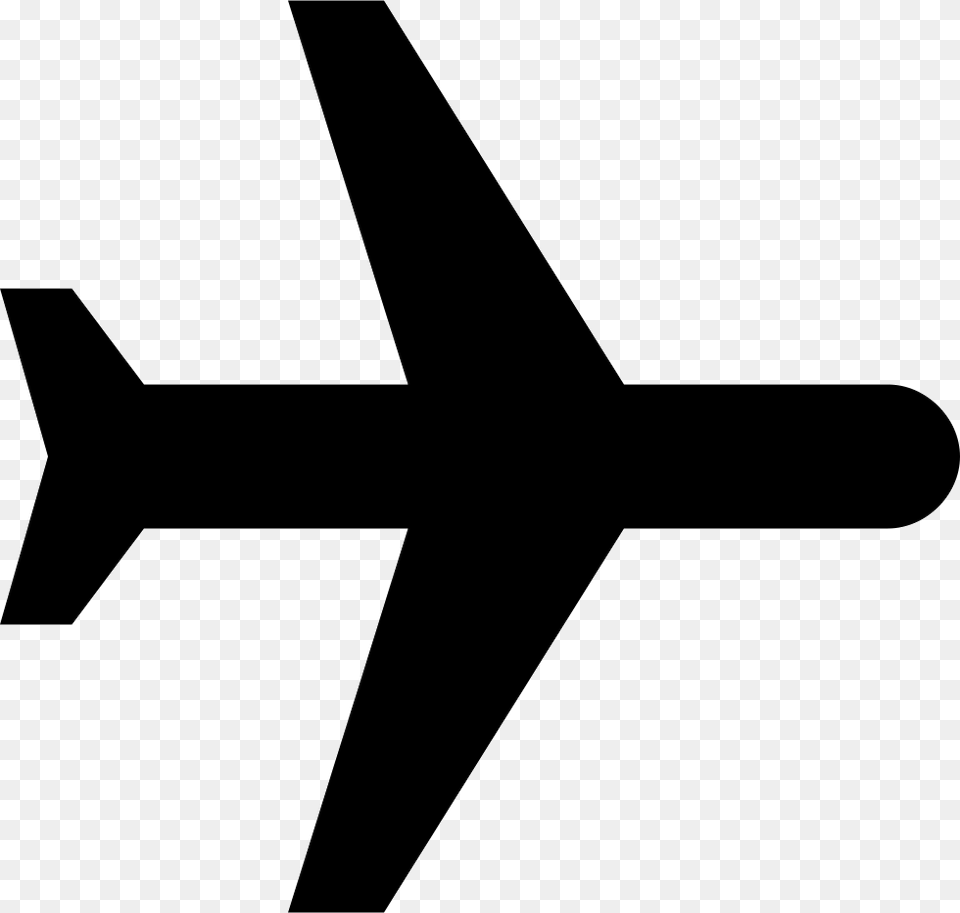 Plane Icon Svg Black Airplane Symbol Copy Paste, Cross, Star Symbol Free Png Download