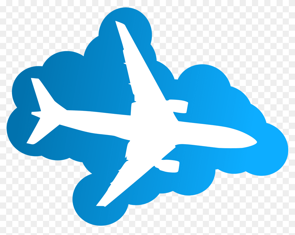 Plane In The Sky Mo 01 Clipart, Aircraft, Transportation, Flight, Airplane Png Image