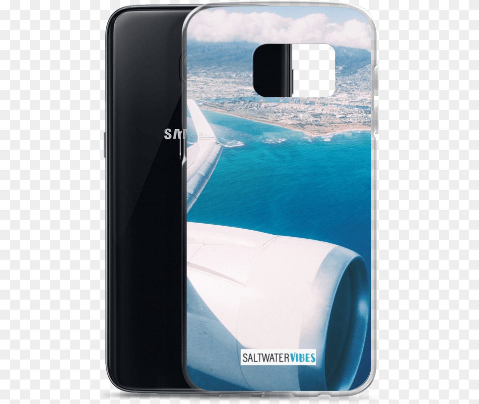 Plane Phone Case Mockup Case With Phone Samsung Galaxy, Electronics, Mobile Phone, Vehicle, Transportation Png Image