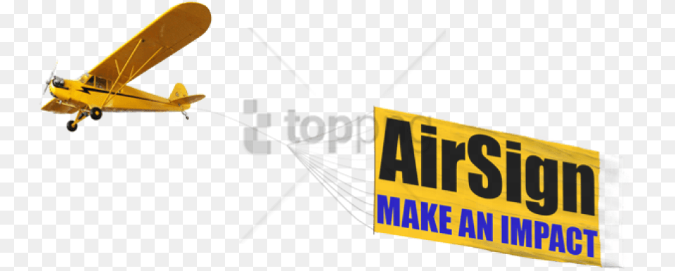 Plane With Banner, Animal, Bird, Flying, Aircraft Free Png Download
