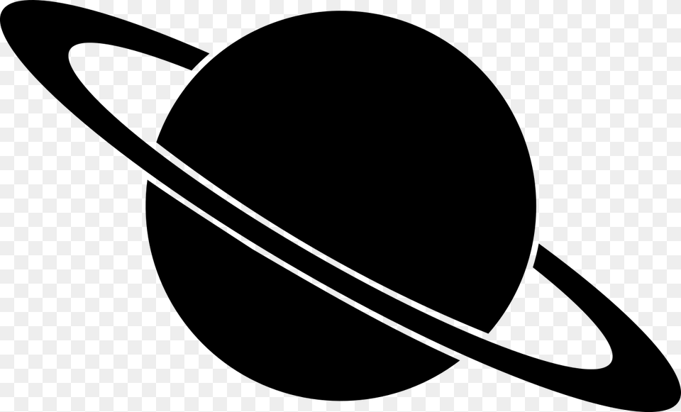 Planet Clipart, Gray Png Image