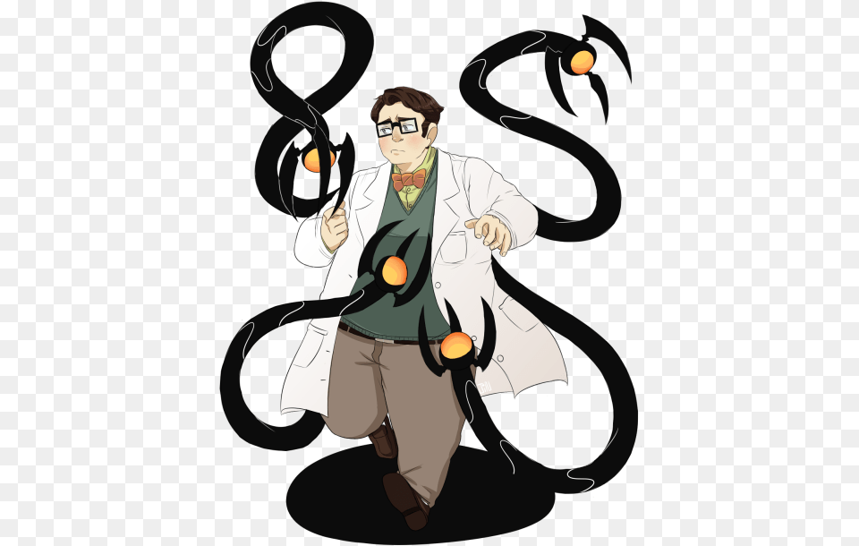 Planet Clipart Doodle Tumblr Spider Man Doctor Octopus, Clothing, Coat, Adult, Male Png Image