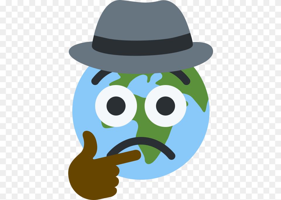 Planet Earth Emoji With Large Frown With Eyes Wide Shpion Vektor, Astronomy, Outer Space Png