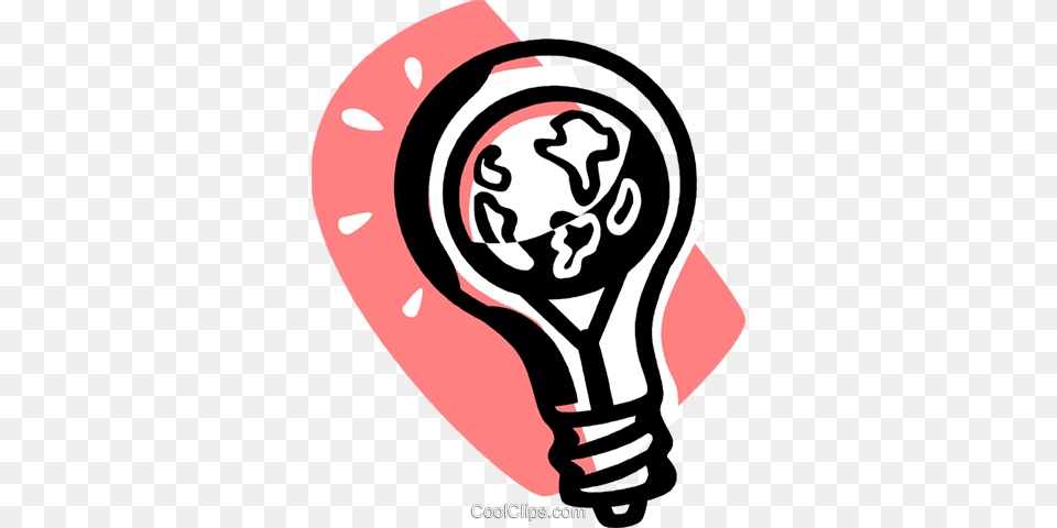 Planet Earth In A Light Bulb Royalty Vector Clip Art, Lightbulb, Baby, Person Png