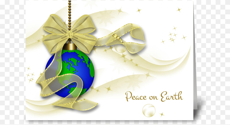 Planet Earth Ornament Ribbon Bow Greeting Card Bcm Planet Dance, Accessories Free Png Download