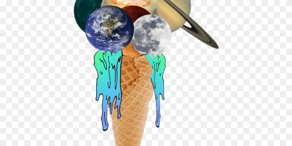 Planet Earth Outer Space View Case Galaxy, Cream, Dessert, Food, Ice Cream Free Transparent Png