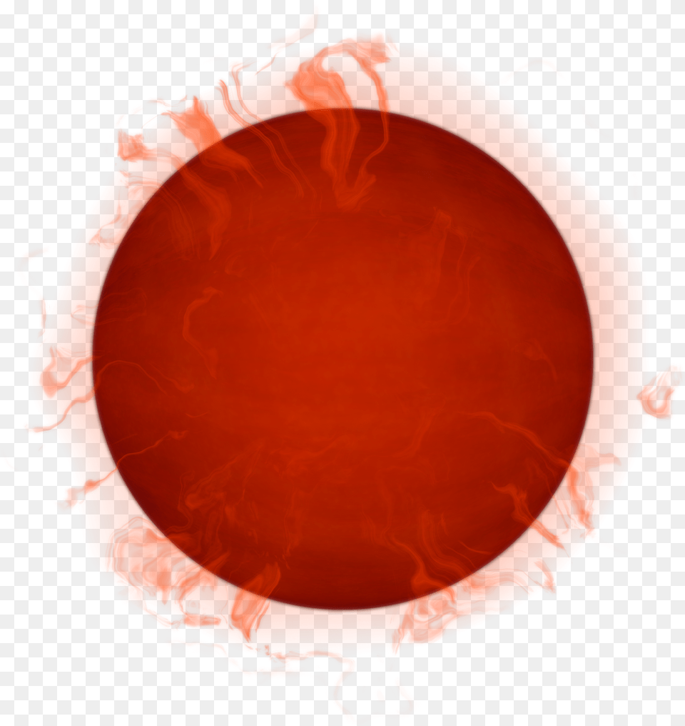 Planet Fire Red Round Isolated Circle, Person Free Png Download