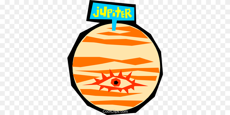 Planet Jupiter Royalty Vector Clip Art Illustration, Nature, Outdoors, Sky, Sun Free Transparent Png