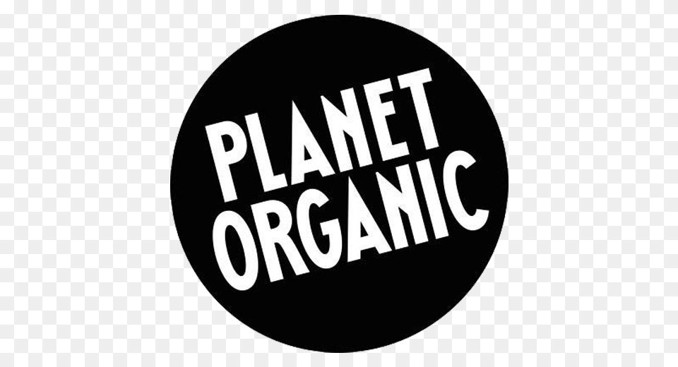 Planet Organic Logo, Disk, Text Png Image