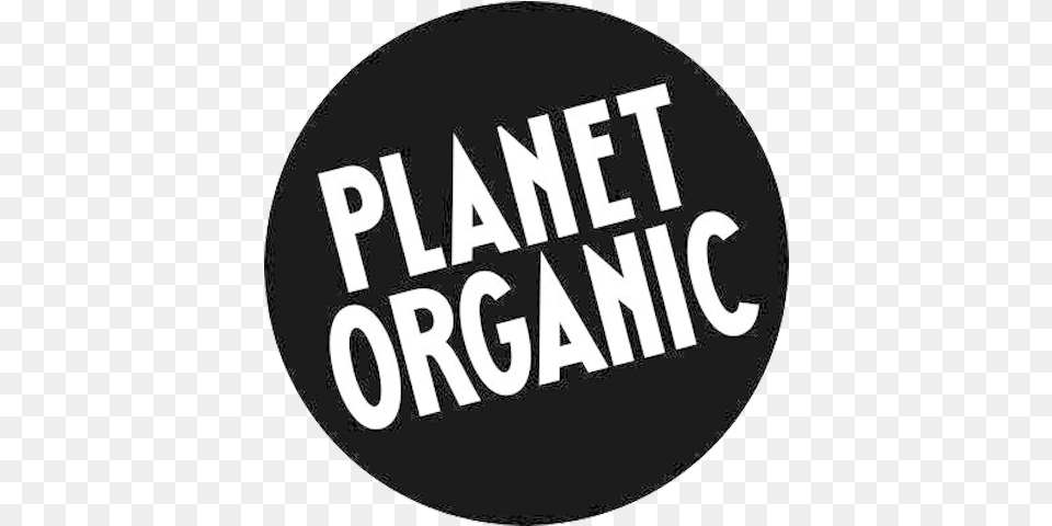 Planet Organic Logo Planet Organic Uk, Sticker, Disk, Text Free Transparent Png