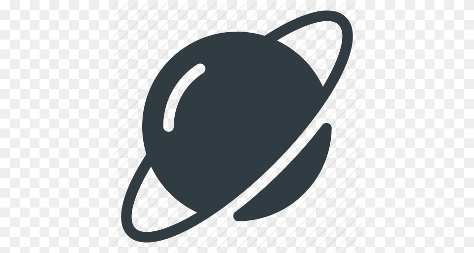 Planet Ring Saturn Solar Space System Icon, Astronomy, Outer Space, Bow, Weapon Free Png