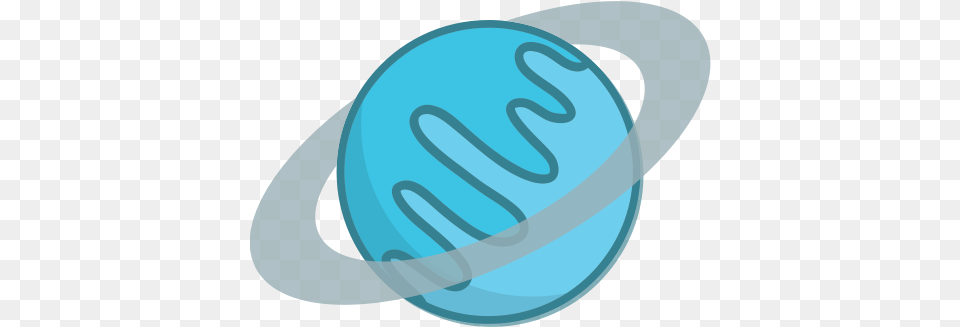 Planet Space Uranus Icon Uranus Flat Art Transparent Background, Sphere, Astronomy, Outer Space Png