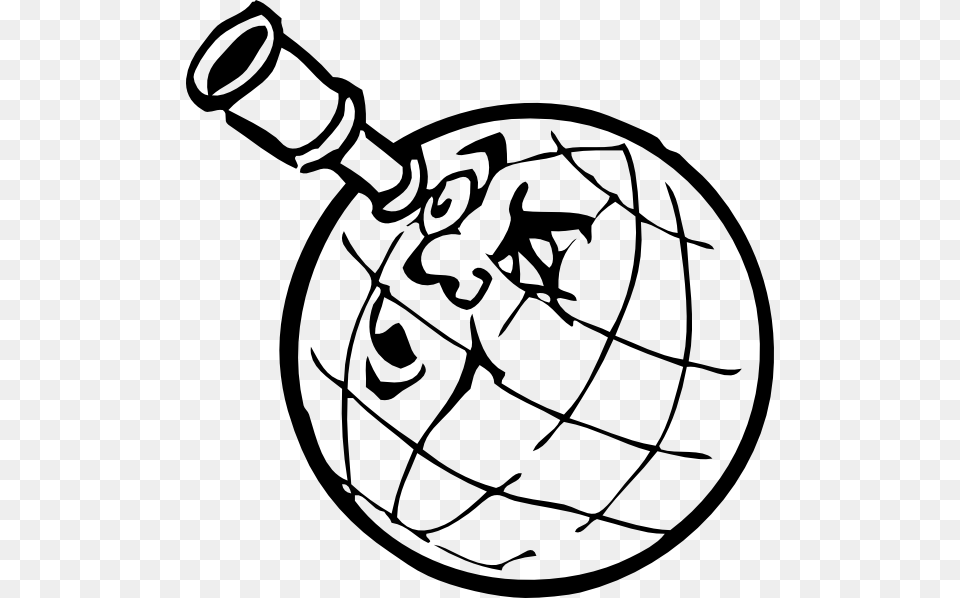 Planet With Spyglass Clip Art, Ammunition, Grenade, Weapon, Astronomy Free Png