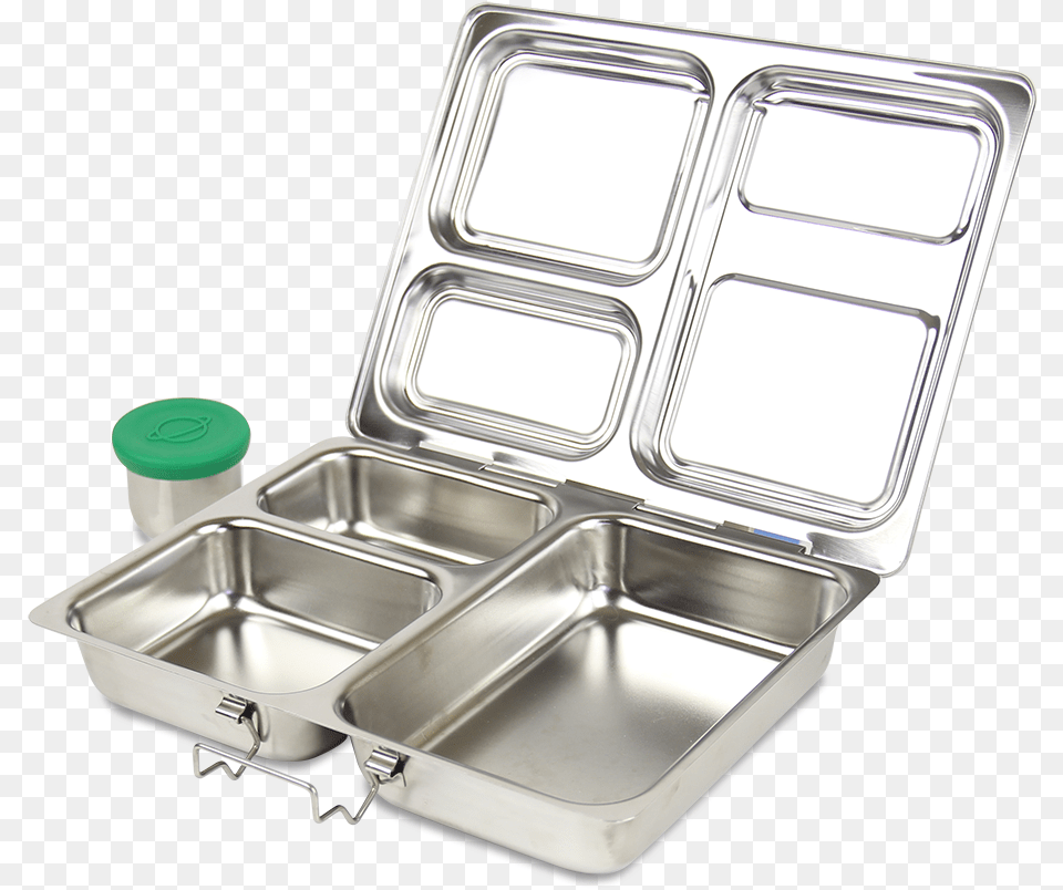 Planetbox Launch Stainless Steel Lunchbox Silicone Stainless Steel Lunch Box, Aluminium, Food, Meal Free Transparent Png