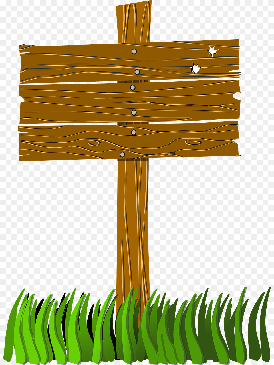 Planks Clipart Clip Art, Cross, Grass, Plant, Symbol Free Png Download