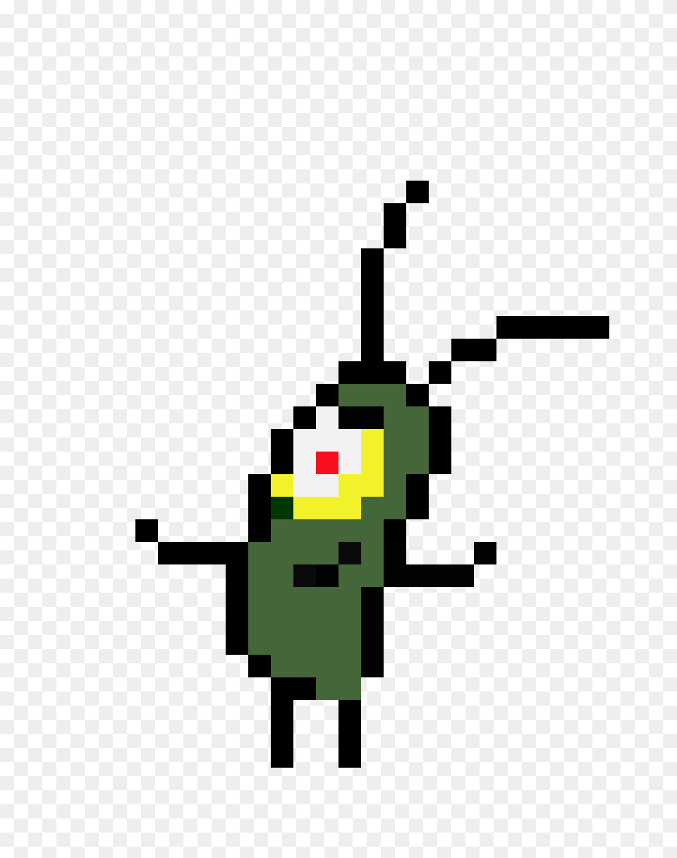 Plankton Pixel Art Pixel Art Maker, Green Free Png Download