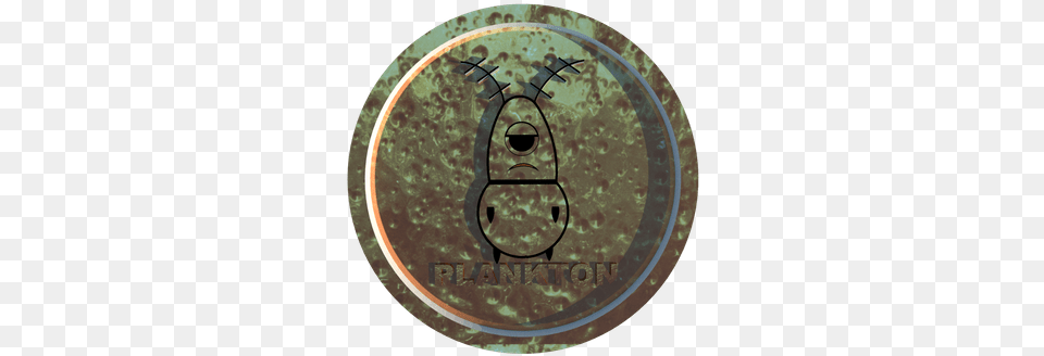 Plankton Rank Badge For Steemplus Circle, Emblem, Symbol, Coin, Money Free Png