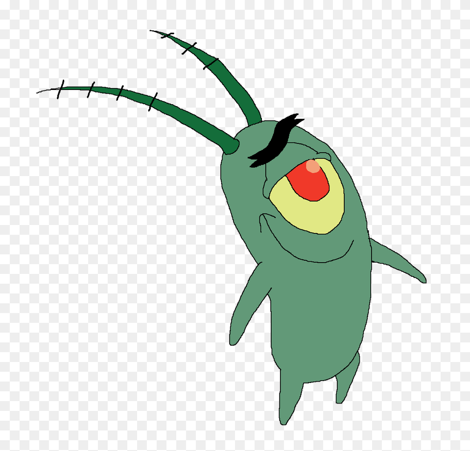 Plankton Smiling, Cross, Symbol, Animal Png Image