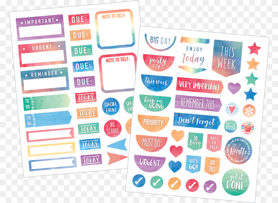 Planner Stickers For Office, Advertisement, Poster, Envelope, Mail Free Png