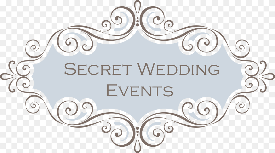 Planners Tamborine Secret Events Vintage Wedding Logo, Oval Free Png
