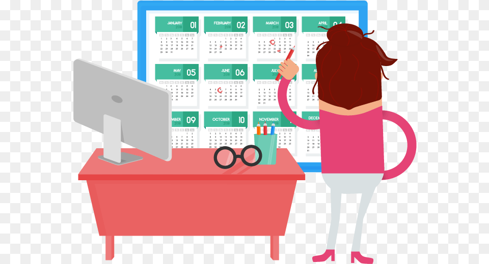 Planning A Calendar Of Employee Financial Wellness Employee Events, Text, Person Free Png