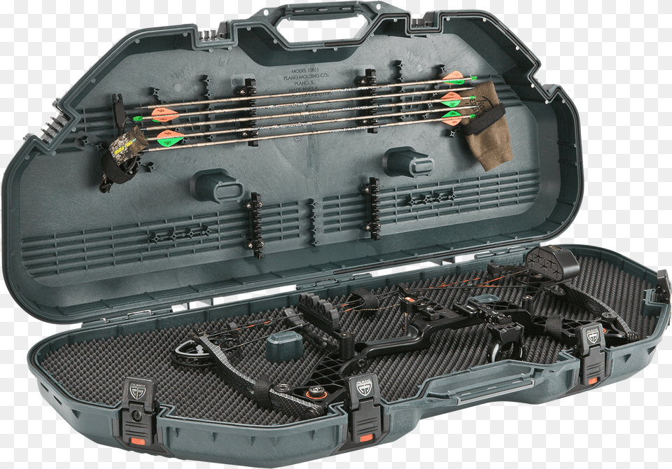 Plano Bow Case Green, Weapon, Car, Firearm, Transportation Free Png Download