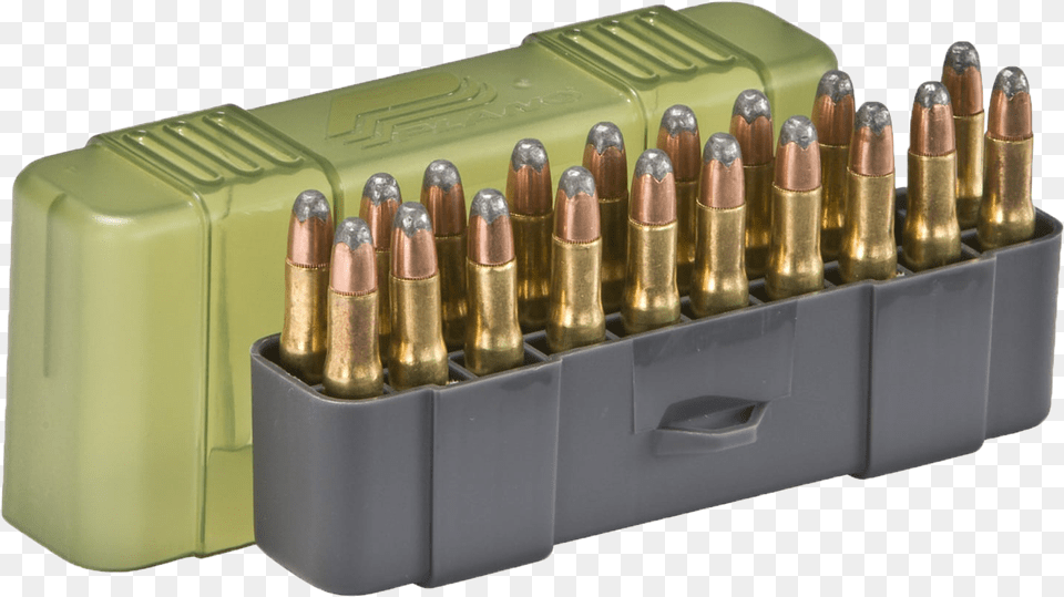 Plano Rifle Ammo Case Holds 20 X 7mm Mag Cartridge, Ammunition, Weapon, Bullet Free Png
