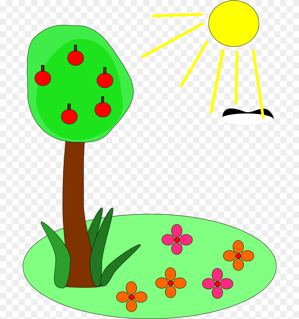 Plant And Sun Summer Clip Art, Lighting, Flower Png