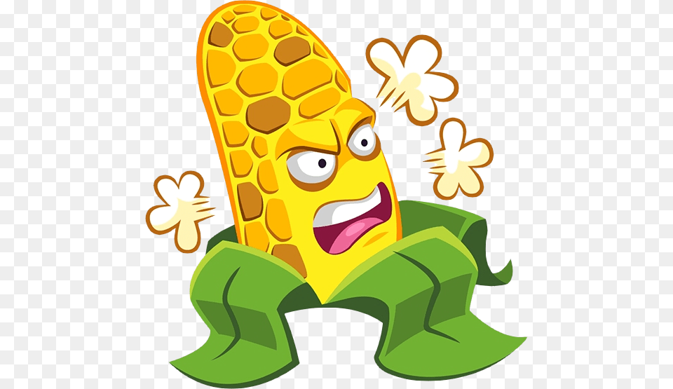 Plant Clipart Angry, Corn, Food, Grain, Produce Free Png