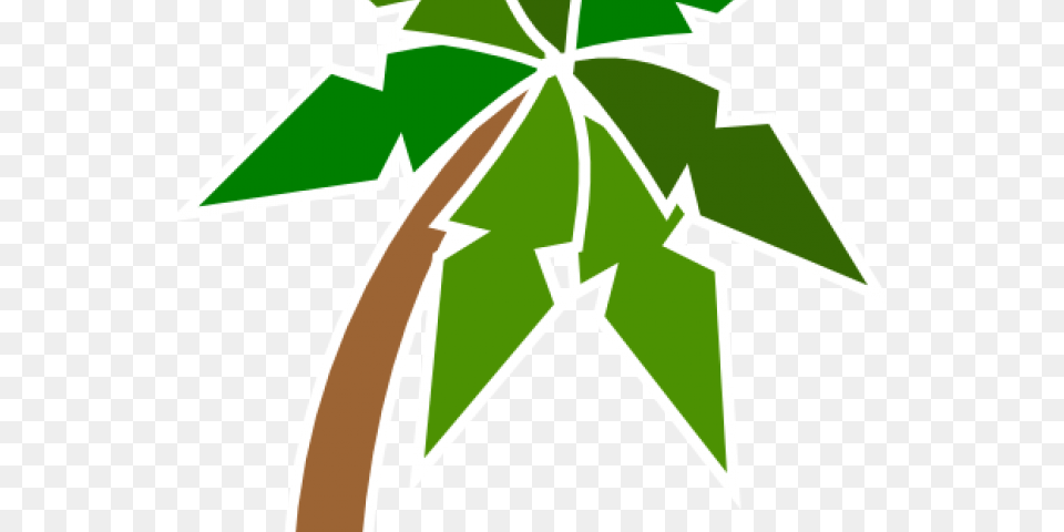 Plant Clipart Coconut Tree Ada Aac, Green, Leaf, Animal, Fish Free Png