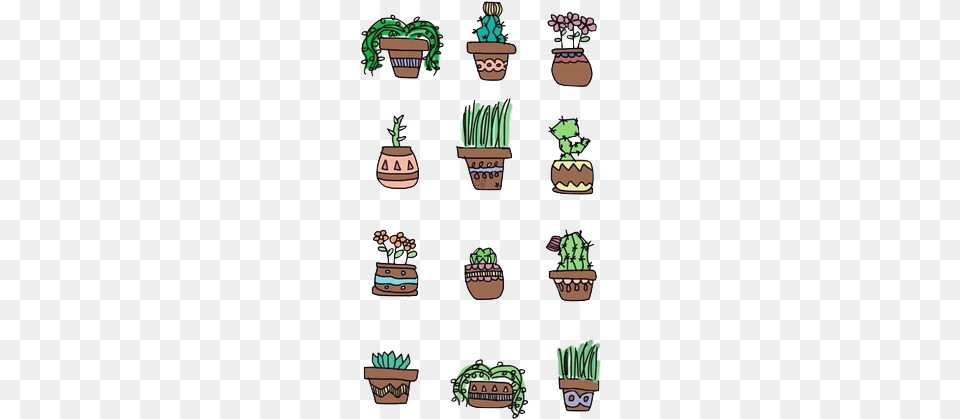 Plant Drawing Tumblr Cacti Friends Plants Are Friends Iphone, Jar, Planter, Potted Plant, Pottery Png Image