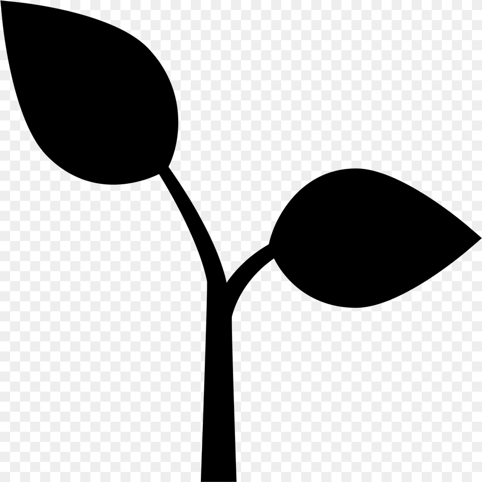 Plant Emoji Black And White Plant Emoji Black And White, Gray Free Transparent Png