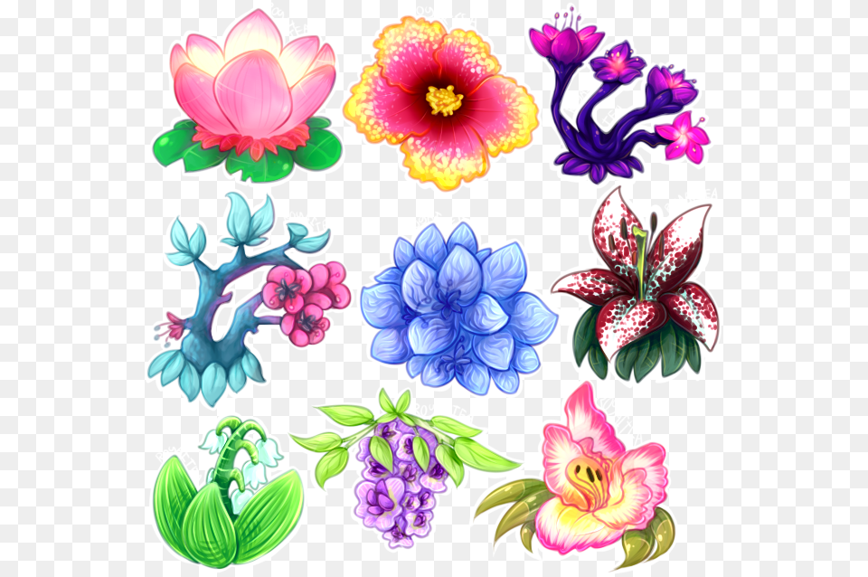 Plant Frames Illustrations Hd Drawings Of Flowers Aesthetic, Art, Floral Design, Graphics, Pattern Png Image